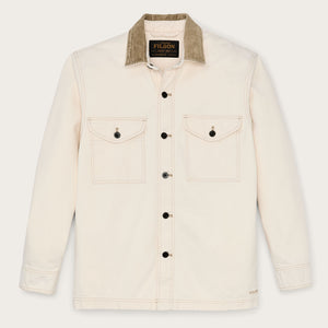 Rustic canvas jac-shirt by Filson | Natural seed (White)