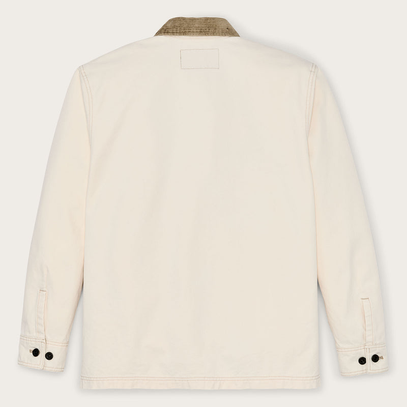 Rustic canvas jac-shirt by Filson | Natural seed (White)