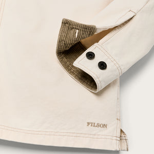 Rustic canvas jac-shirt by Filson | Natural seed (White)