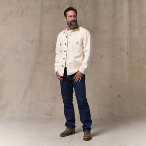 Rustic canvas jac-shirt by Filson | Natural seed (White)