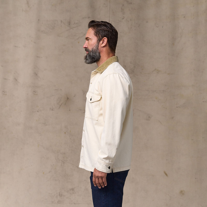 Rustic canvas jac-shirt by Filson | Natural seed (White)