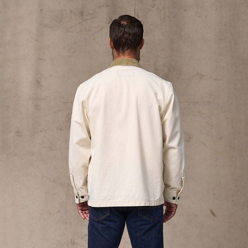 Rustic canvas jac-shirt by Filson | Natural seed (White)