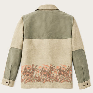 Colchuck forester jac-shirt by Filson | Sage heather / print (Beige)