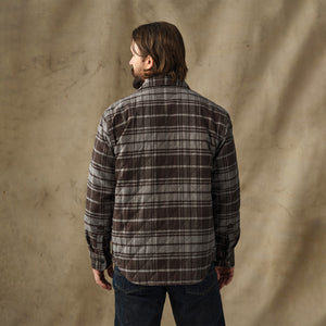 Insulated flannel jac-shirt by Filson | Brown / gray plaid (Gray)