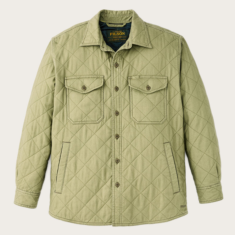 Insulated flannel jac-shirt by Filson | Lakebed (Green)
