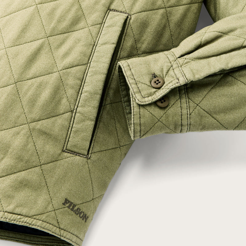 Insulated flannel jac-shirt by Filson | Lakebed (Green)