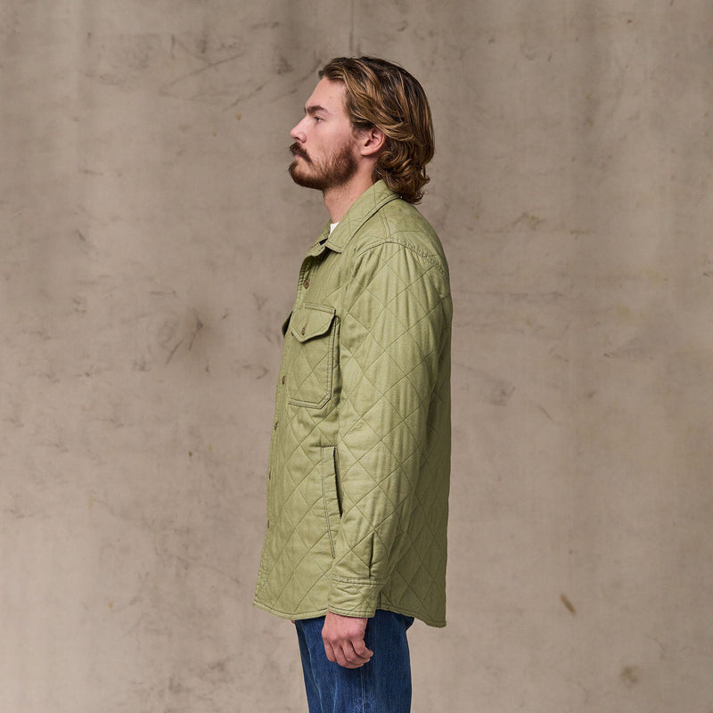 Insulated flannel jac-shirt by Filson | Lakebed (Green)