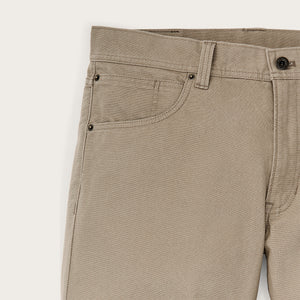 Dry tin cloth 5-pocket pants by Filson | Khaki (Beige)