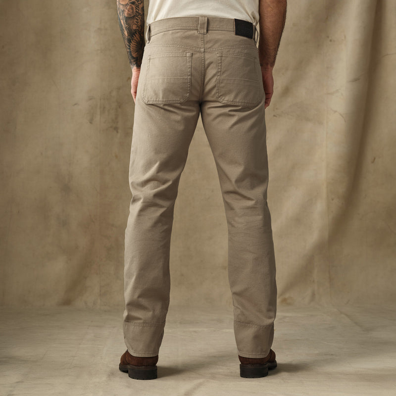 Dry tin cloth 5-pocket pants by Filson | Khaki (Beige)