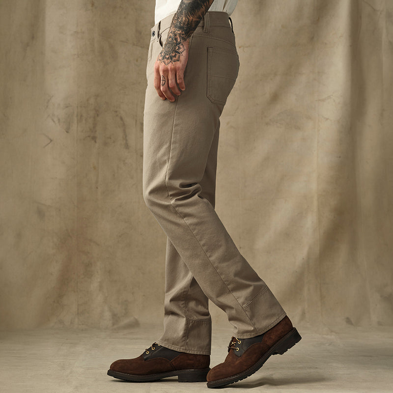 Dry tin cloth 5-pocket pants by Filson | Khaki (Beige)