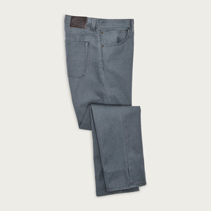 Dry tin cloth 5-pocket pants by Filson | Storm blue (Gray)