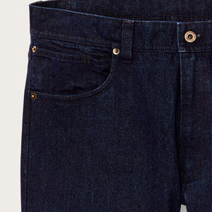 Dry tin cloth 5-pocket pants by Filson | Indigo (Blue)