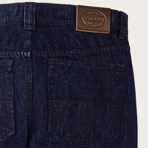 Dry tin cloth 5-pocket pants by Filson | Indigo (Blue)