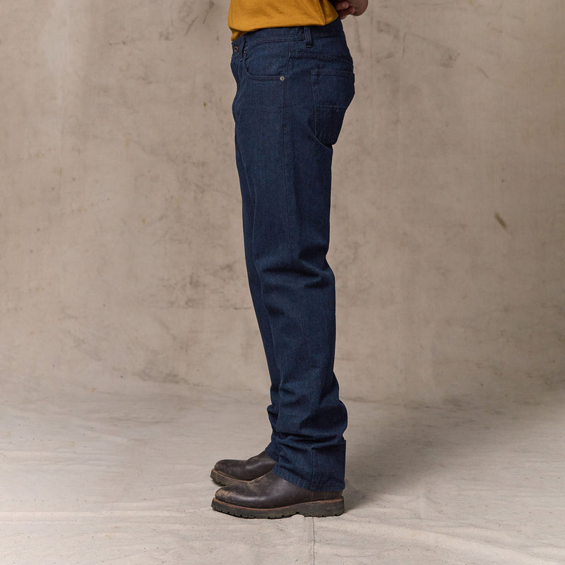 Dry tin cloth 5-pocket pants by Filson | Indigo (Blue)