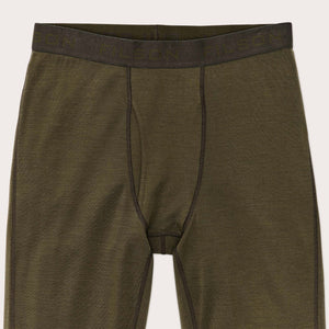 400g merino wool bottoms by Filson | Dark olive (Green)