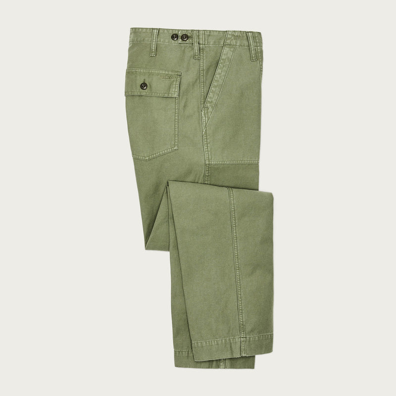 Field supply pants by Filson | Washed fatigue green (Green)