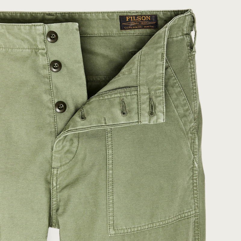 Field supply pants by Filson | Washed fatigue green (Green)