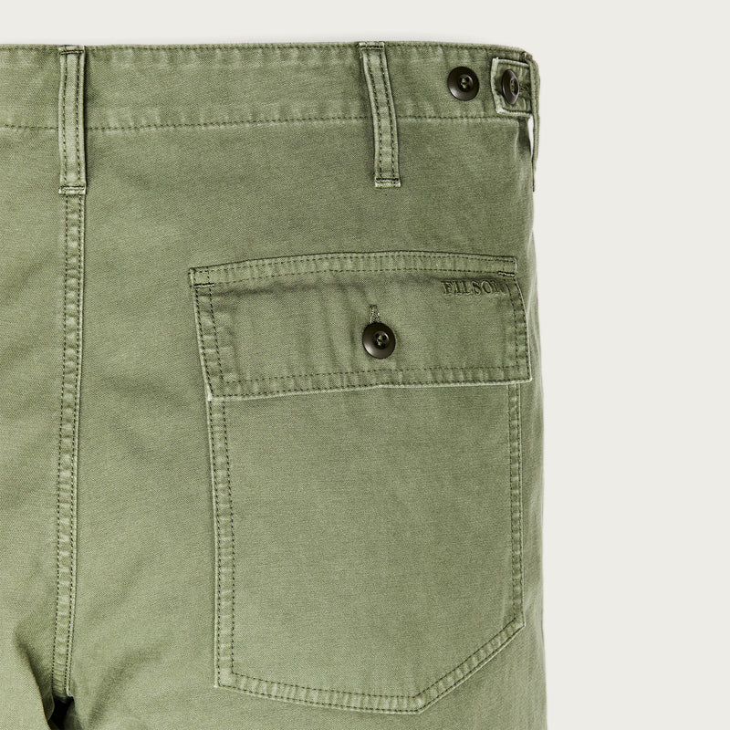 Field supply pants by Filson | Washed fatigue green (Green)