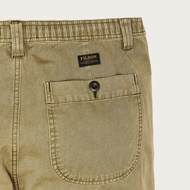 Oakville canvas pants by Filson | Slate olive (Beige)