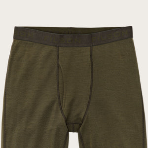400g merino wool bottoms by Filson | Dark olive (Green)