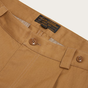 Pleated work chino by Filson | Tan (Beige)