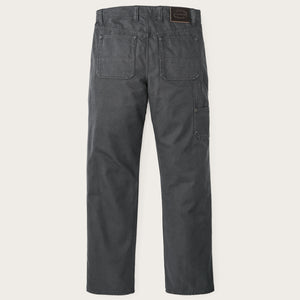 Dry tin cloth double front pants by Filson | Raven (Black)