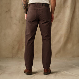 Dry tin cloth double front pants by Filson | Seal brown (Brown)