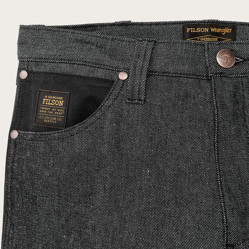 Wrangler x filson wild adventure jeans by Filson | Black (Gray)
