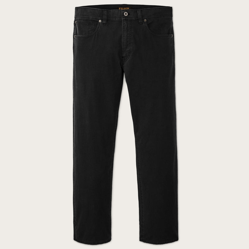 Granite mountain 5-pocket pants by Filson | Washed faded black (Black)