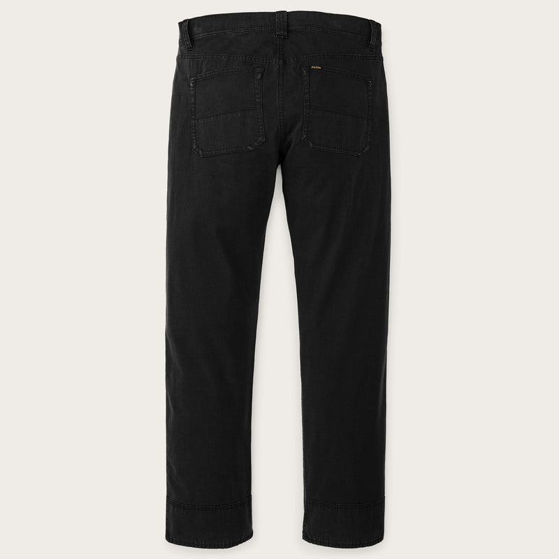 Granite mountain 5-pocket pants by Filson | Washed faded black (Black)
