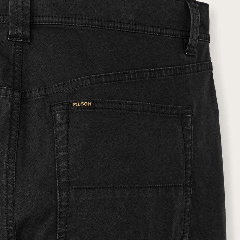 Granite mountain 5-pocket pants by Filson | Washed faded black (Black)