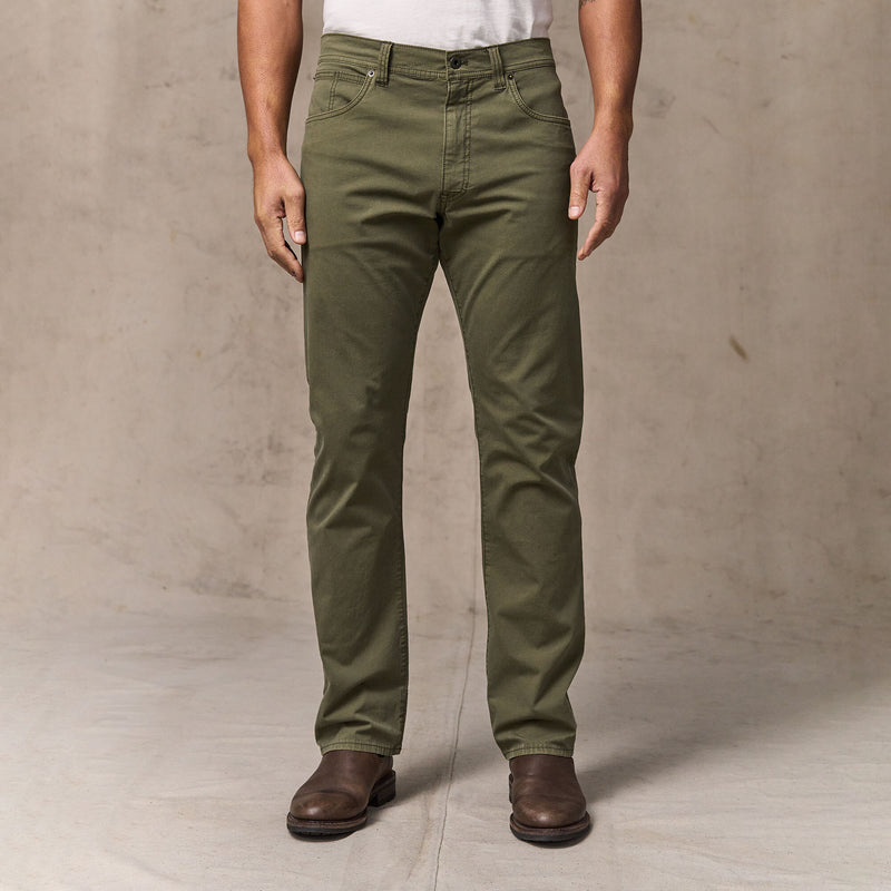 Granite mountain 5-pocket pants by Filson | Burnt olive (Green)
