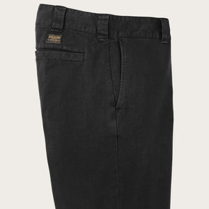 Granite mountain flat front pants by Filson | Washed faded black (Black)
