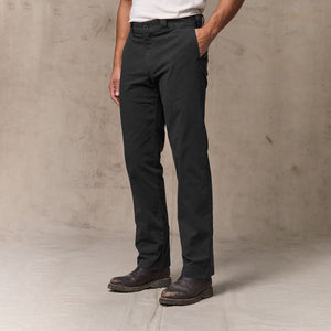 Granite mountain flat front pants by Filson | Washed faded black (Black)