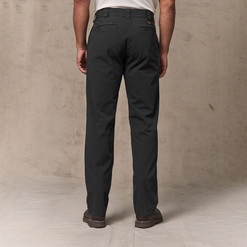 Granite mountain flat front pants by Filson | Washed faded black (Black)