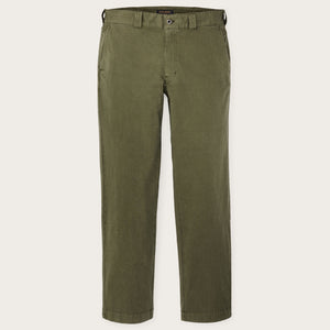 Granite mountain flat front pants by Filson | Burnt olive (Green)