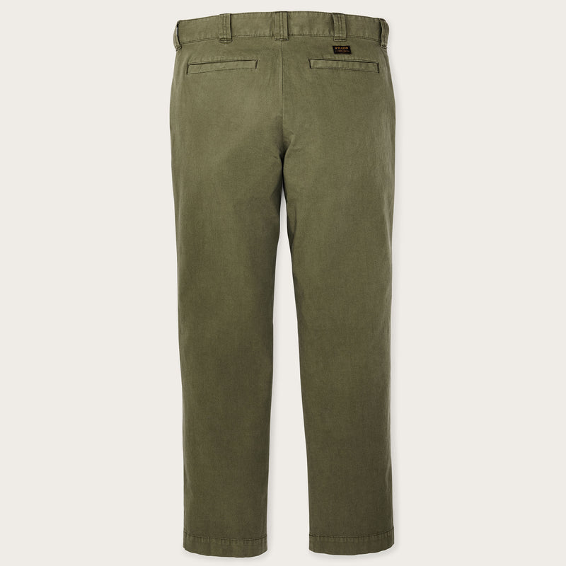Granite mountain flat front pants by Filson | Burnt olive (Green)