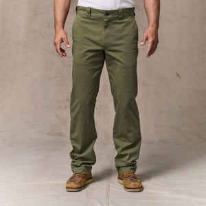 Granite mountain flat front pants by Filson | Burnt olive (Green)