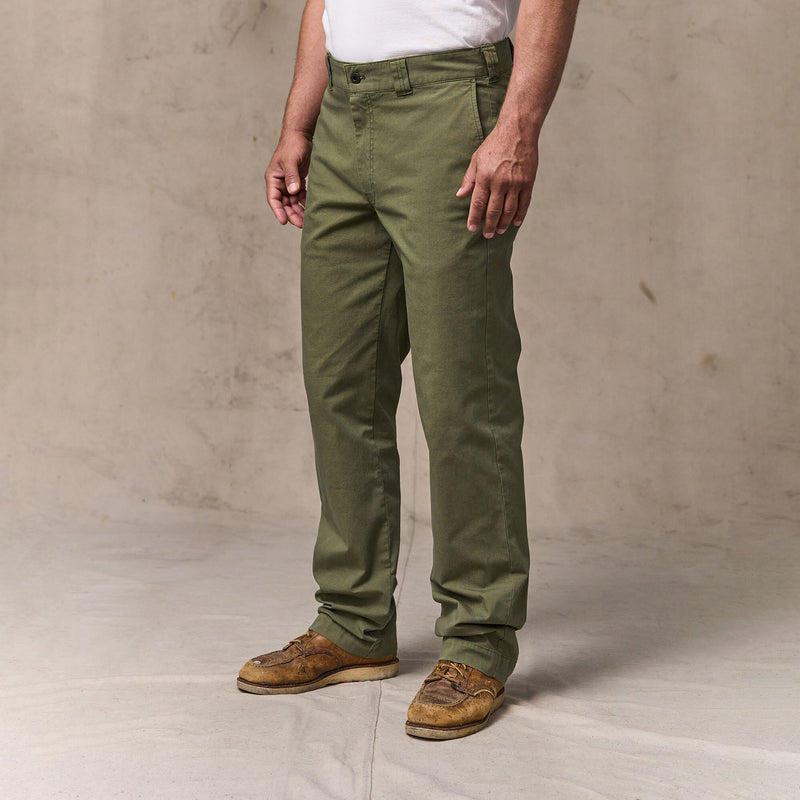 Granite mountain flat front pants by Filson | Burnt olive (Green)