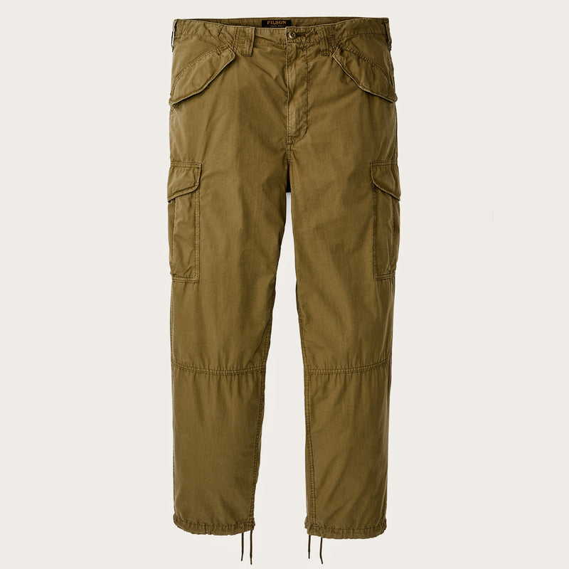 Tropical poplin cargo pants by Filson | Military olive (Green)