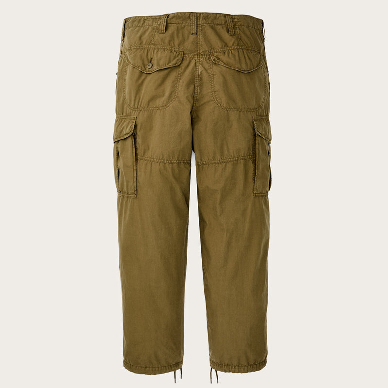 Tropical poplin cargo pants by Filson | Military olive (Green)