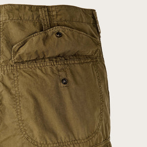 Tropical poplin cargo pants by Filson | Military olive (Green)