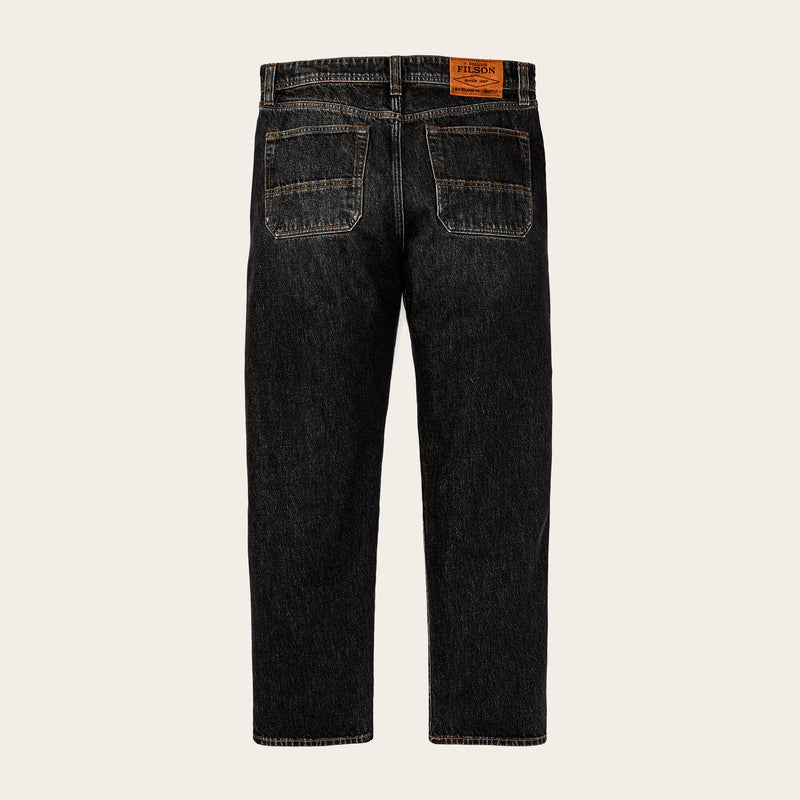 14-oz. straight-leg jeans by Filson | Vintage black (Black)