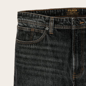 14-oz. straight-leg jeans by Filson | Vintage black (Black)