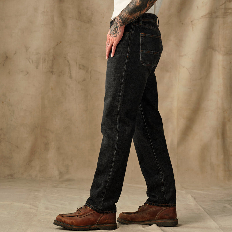 14-oz. straight-leg jeans by Filson | Vintage black (Black)
