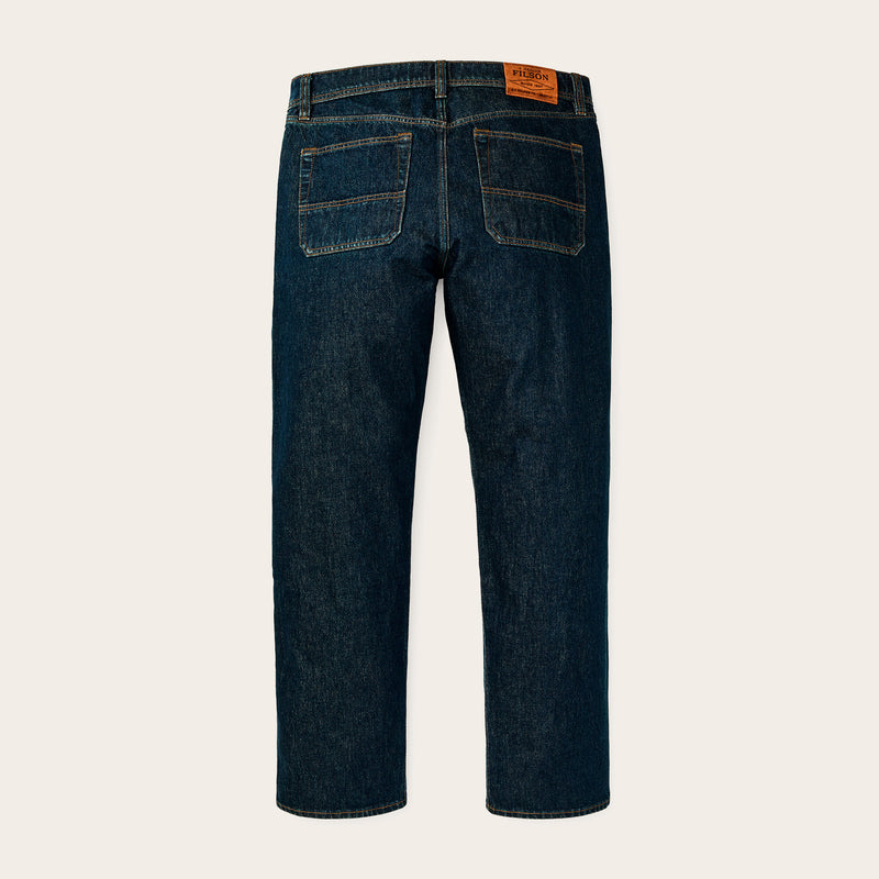 14-oz. straight-leg jeans by Filson | Rinsed vintage indig (Blue)