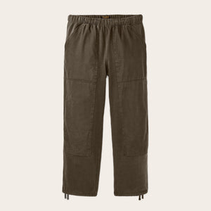 Field knit double-front sweatpants by Filson | Black olive (Brown)