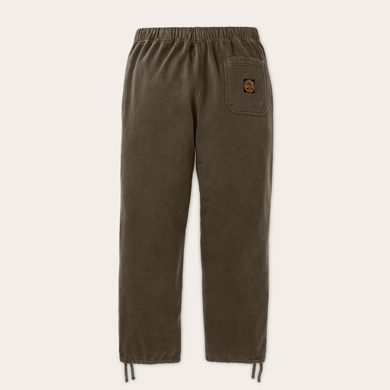 Field knit double-front sweatpants by Filson | Black olive (Brown)