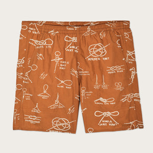 Oxbow lake trunks by Filson | Bourbon / knots (Orange)