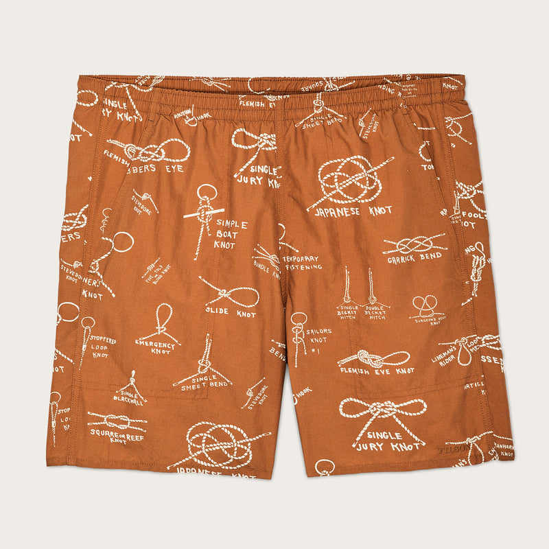 Oxbow lake trunks by Filson | Bourbon / knots (Orange)